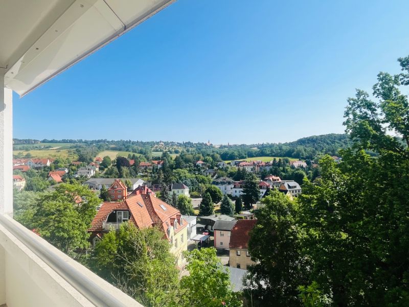Blick vom Balkon