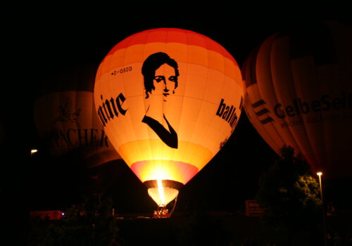 Wilhelmine Reichard, Ballon, Freital