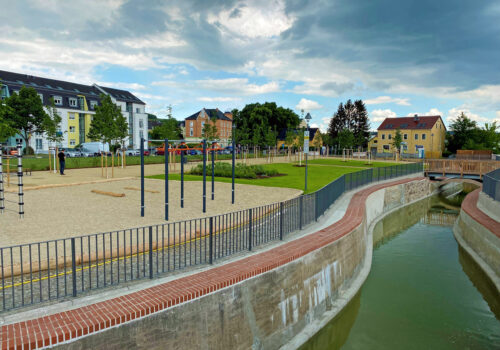 Foto vom neuen Mühlenpark in Freital-Deuben, Spielplatz, Foto: Stadt Freital