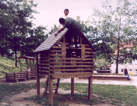 Foto vom Spielplatz Oppelstraße in Freital-Zauckerode, Foto: WGF