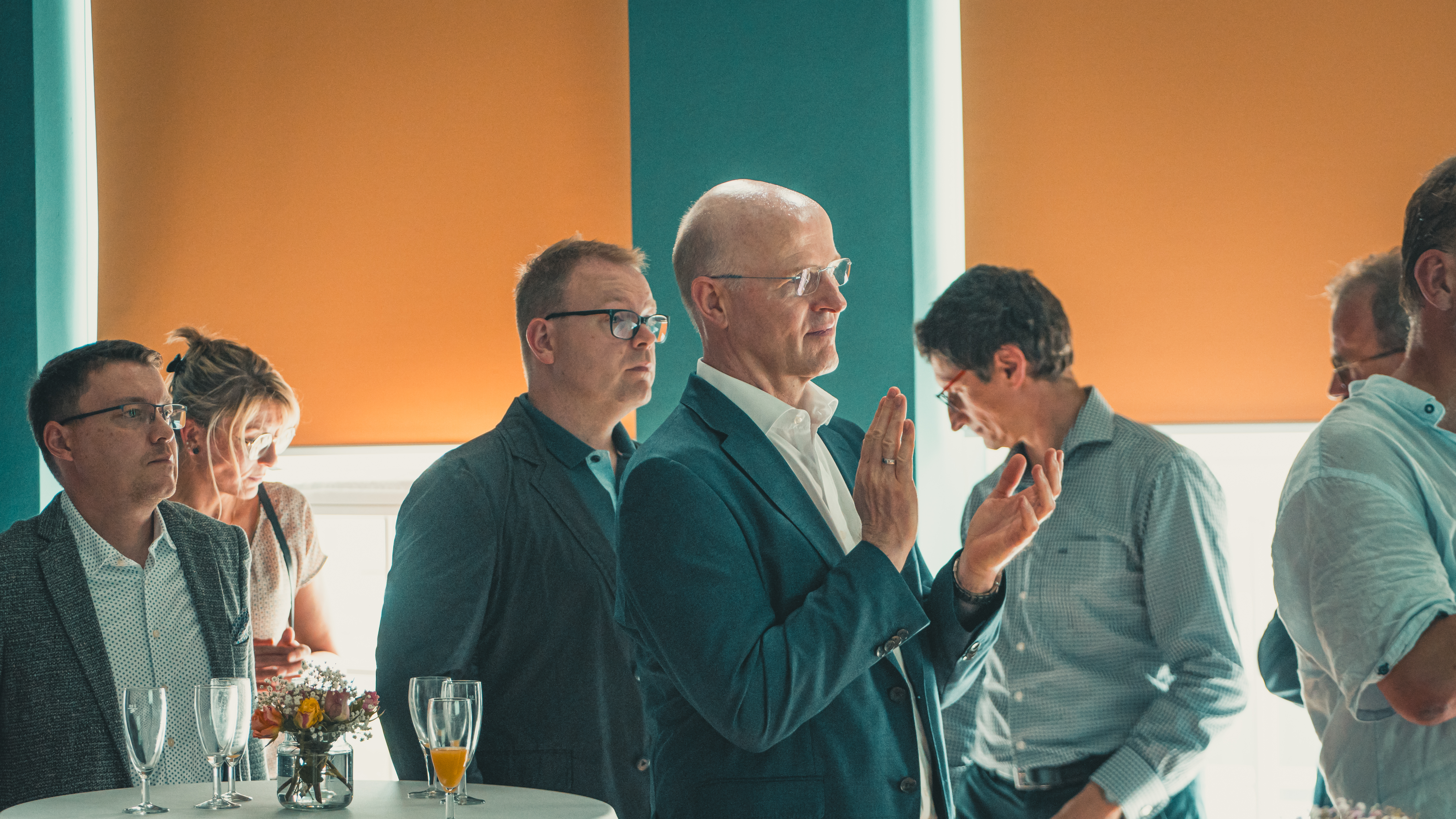 Foto vom offiziellen Empfang zum 30. Firmenjubiläum der Wohnungsgesellschaft Freital mbH, Foto: Willi Pappritz Foto vom offiziellen Empfang zum 30. Firmenjubiläum der Wohnungsgesellschaft Freital mbH, Foto: Willi Pappritz