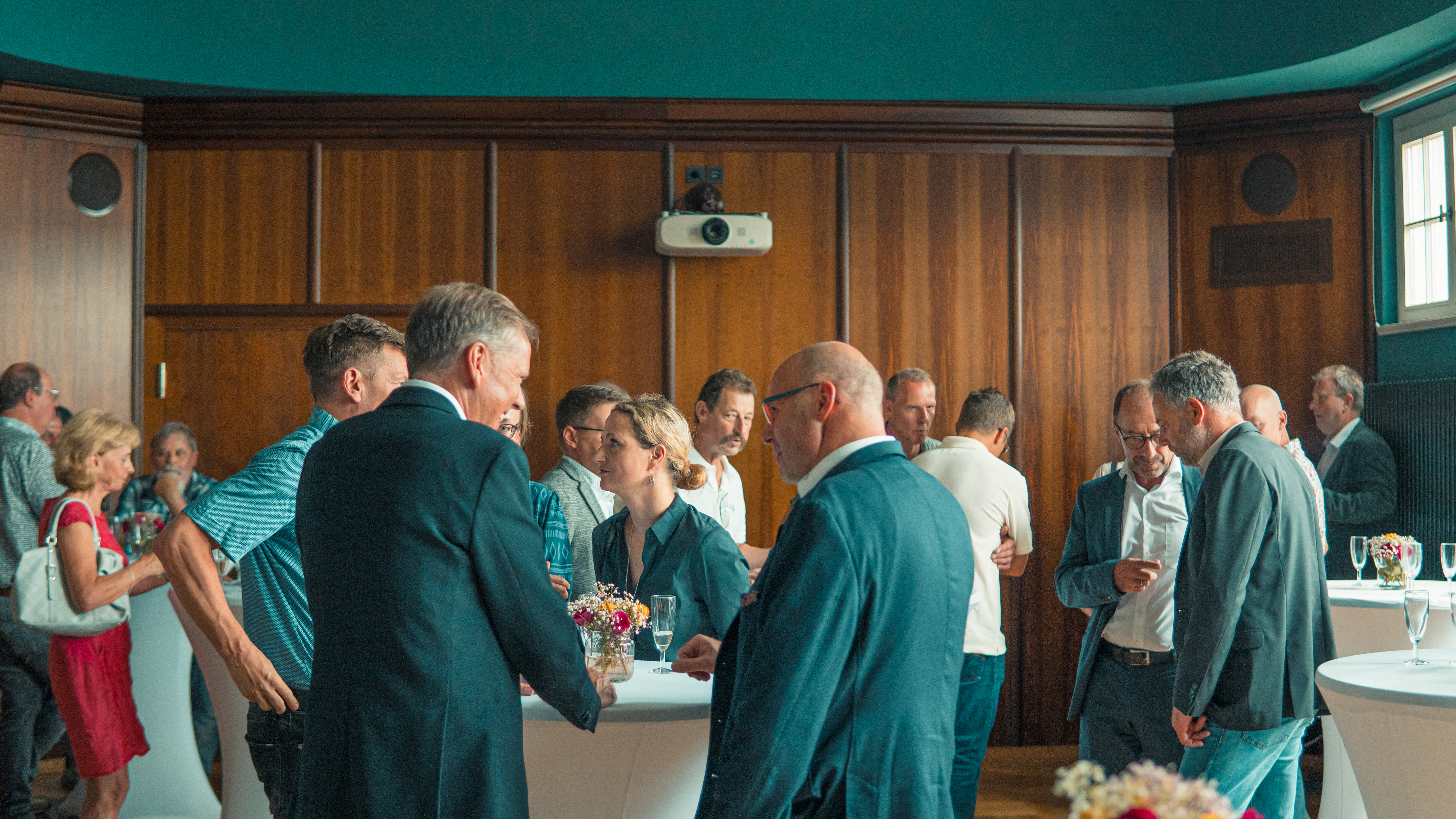 Foto vom offiziellen Empfang zum 30. Firmenjubiläum der Wohnungsgesellschaft Freital mbH, Foto: Willi Pappritz Foto vom offiziellen Empfang zum 30. Firmenjubiläum der Wohnungsgesellschaft Freital mbH, Foto: Willi Pappritz