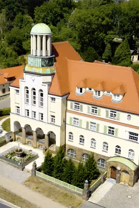 Firmensitz der WGF Freital Luftbild des Firmensitzes der WGF, Lutherstraße 22, 01705 Freital. Foto: Willi Papperitz