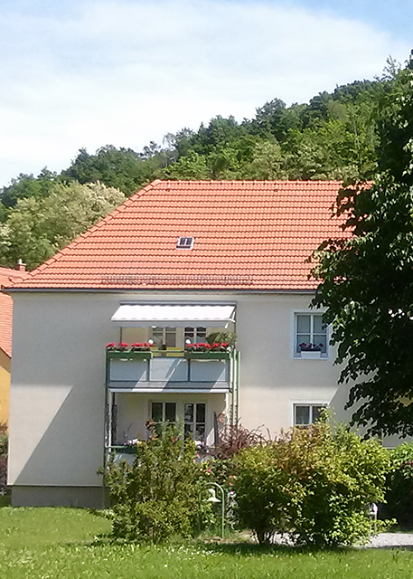 Reichardsiedlung Wohngebäude in einer modernen Wohnsiedlung in Freital-Döhlen. Foto: WGF